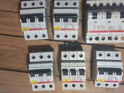 Автоматические выключатели (автоматы) ABB 100А, 63А, 40А б/у