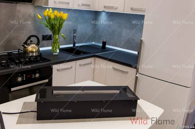 Биокамин Smart 700 1000 1200 мм с живым огнем от Wild Flame