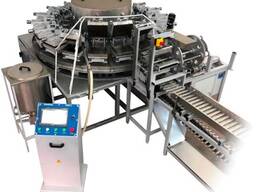 Автоматизований комплекс для випічки, скручування та наповнення вафельної трубочки Roundlo