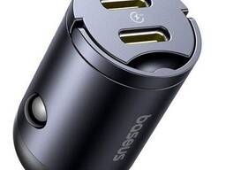 Автомобильное зарядное устройство Baseus Tiny Star Mini Car Charge (2 Type-C, 60W. ..