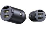 Автомобильное зарядное устройство Baseus Tiny Star Mini Car Charge (2 Type-C, 60W. .. - фото 1