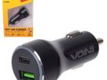 Автомобильное зарядное устройство VOIN 45W, 1USB QC3.0 18W + 1PD 27W, 12/24V (C-45205Q) - фото 1