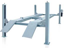 Автомобильный четырехстоечный электрогидравлический подъемник, 5т