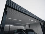 Автомобильный навес с хозблоком в стиле лофт - фото 3