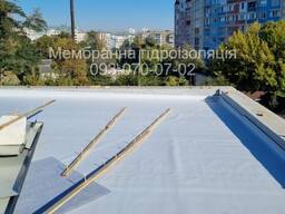 Баластні дахи. Плоский дах ПВХ.