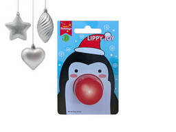Бальзам для губ Favori «Happy Holiday: Пингвинятко» с маслами ши, миндаля. ..