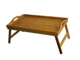 Бамбуковый столик для завтрака Панда