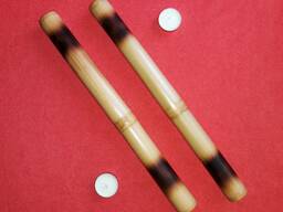Бамбуковые палочки для массажа 40см. С наполнением, засыпкой (2шт. )