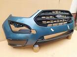 Бампер передній решітка радіатора губа Ford Ecosport II 2017- Blue Синій - фото 1