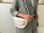 Мини сумка клатч, Женская сумка кросс-боди маленькая сумочка через плечо для девушек белая