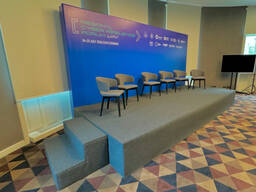 Банерні конструкції, банер, пресвол, брендвол, фотозона, подіум, сцена