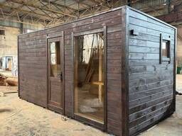 Баня 5мз термо дерева з котлом на дровах від виробника_в наявності