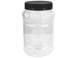 Банка пластиковая пищевая 1л с крышкой