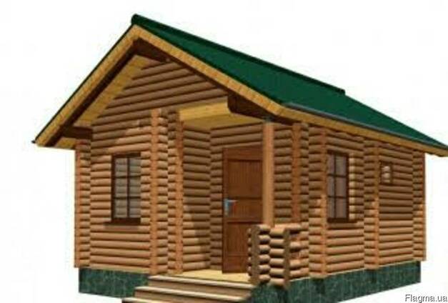 Баня из дерева недорого – 20 м2 – 85 000 грн.