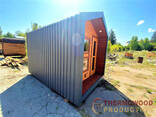 Баня мобильная барн хаус 3,5х2,3х2,7м. Sauna barn house 01 Thermowood Production Ukraine - фото 3