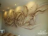 Барельеф, лепка, фреска на стене, барельеф в рисунке. Крым - фото 1