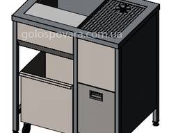 Барная мойка для барной стойки из нержавейки