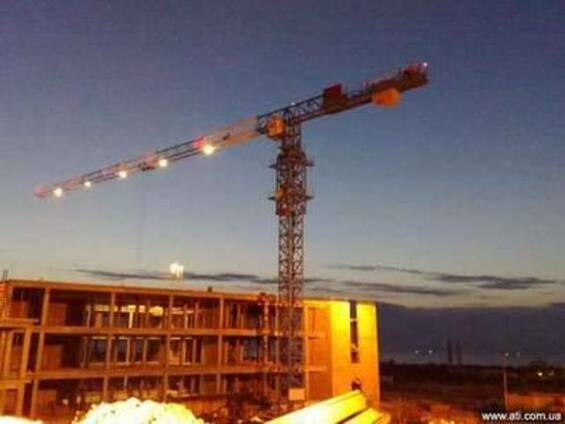 Башенный кран стрела 60 метров г/п 12 тонн, на вылете 60