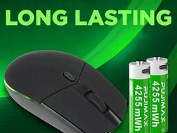 Батарея Pujimax AA 1.5V 4255mWh с возможностью зарядки – высокая мощность, быстрая. ..