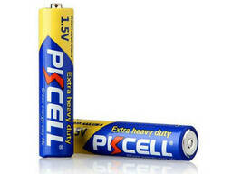 Батарейка солевая Pkcell 1.5V AAA/R03, 2 штуки в блистере цена за блистер, Q12