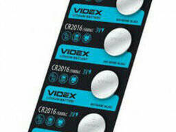 Батарейка Videx CR2016 5 шт (1 упаковка) (4252)