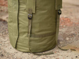 Баул 120 литров для вещей. Армейский Рюкзак сумка военная для солдат ЗСУ хаки