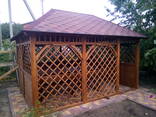 Беседка из дерева 3 на 4 - фото 3