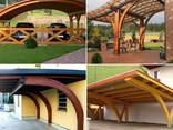 Беседка, пергола, навес, веранда от производителя под ключ. - фото 2