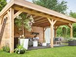 Беседка прямоугольная из дерева под ключ - фото 3