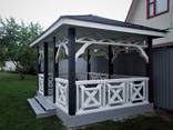 Беседки, хозблоки, садовая мебель, перголы. - фото 1