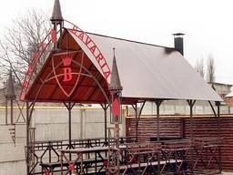 Беседки кованые