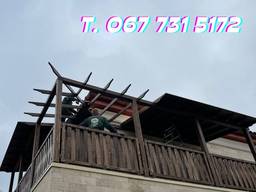 Беседки, перголы, теневые навесы на заказ любой сложности