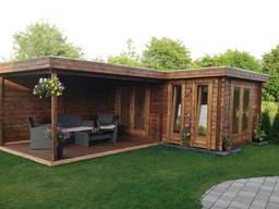 Беседки с хозблоком от производителя под ключ Одесса