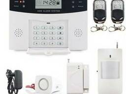 Беспроводная GSM сигнализация с клавиатурой русское меню 433