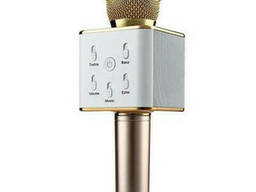 Беспроводной микрофон караоке bluetooth Q7 Gold