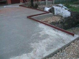 Бетонирование дорог, парковок, участков