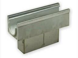 Лоток водоотводной с пескоуловителем DN100 H155