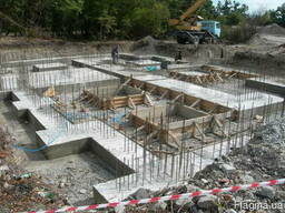 Бетонные работы, фундамент