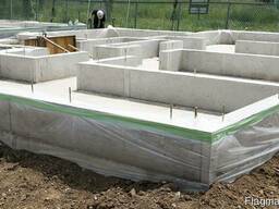 Бетонные работы. Фундамент, подпорные стенки, чаши для бассе