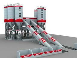 Бетоносмесительная установка производительность 180 м3/ч. ..