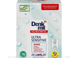 Безфосфатний гіпоалергенний порошок для прання дитячої білизни DenkMit Ultra Sensitive. ..