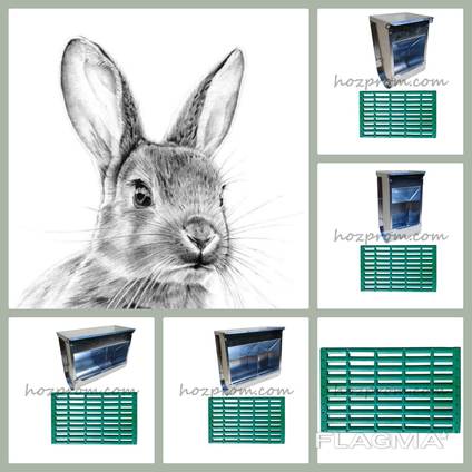 Металеві годівниці для кролів: зберіть свій власний комплект
