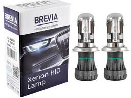 Биксеноновая лампа Brevia H4, 4300K, 85V, 35W P43t-38 KET, 2шт