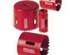 Биметаллические коронки, станок сверления отверстий Ridgid