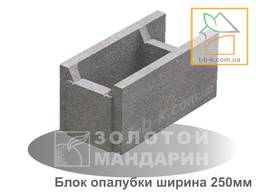 Блок бетонний незнімної опалубки 510*250*235