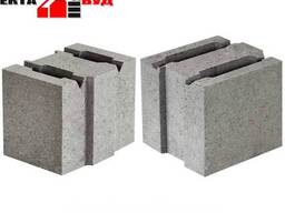 Блок будівельний бетонний шлакоблок стіновий 130х190х188 + 200х190х188 (комплект)