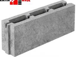 Блок будівельний бетонний шлакоблок перегородковий 500х80х188