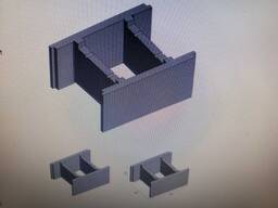 Блок бетонний незнімної опалубки 510*400*235