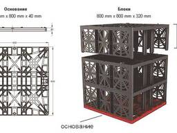 Блок "Eco Flex" дренажный 205 л