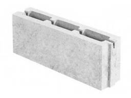 Блок керамзитобетонний перегородочний (115х188х500)